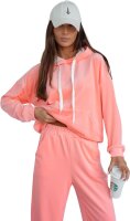 Damen Nicki Jogginganzug mit Kapuze Freizeitanzug; Aprikose/L/XL