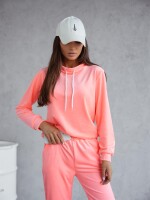 Damen Nicki Hoodie Jogginghose Freizeitanzug Homewear,  Aprikose/L/XL