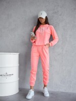 Damen Nicki Hoodie Jogginghose Freizeitanzug Homewear,  Aprikose/L/XL