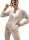 Damen Nicki Freizeitanzug Homewear Loungewear, Beige/S/M