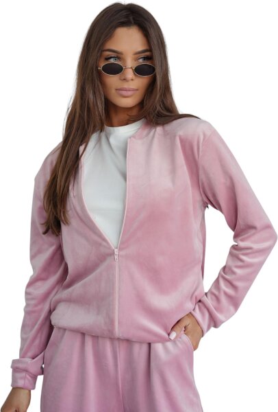 Damen Nicki Freizeitanzug Homewear Loungewear, Puderrosa/L/XL