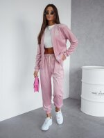 Damen Nicki Freizeitanzug Homewear Loungewear, Puderrosa/L/XL