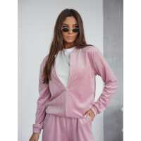 Damen Nicki Freizeitanzug Homewear Loungewear, Puderrosa/L/XL