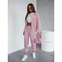 Damen Nicki Freizeitanzug Homewear Loungewear, Puderrosa/L/XL