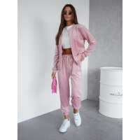 Damen Nicki Freizeitanzug Homewear Loungewear, Puderrosa/L/XL