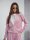 Damen Nicki Freizeitanzug Homewear Loungewear, Puderrosa/L/XL
