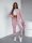 Damen Nicki Freizeitanzug Homewear Loungewear, Puderrosa/L/XL