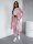 Damen Nicki Freizeitanzug Homewear Loungewear, Puderrosa/L/XL