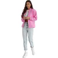 Damen Sweatjacke Premium Baumwolljacke Bomberjacke mit...