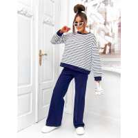 Damen Jogginganzug Freizeitanzug Baumwoll-Set –...