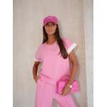 Damen Jogginganzug Freizeitanzug mit Sweatshirt Baumwoll-Trainingsanzug; Rosa/M/38