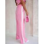Damen Jogginganzug Freizeitanzug mit Sweatshirt Baumwoll-Trainingsanzug; Rosa/M/38