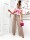 Damen Jumpsuit mit Weiten Hosenbeinen Overall luxuriöse Look  Cappuccino/M/38