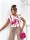 Damen Jumpsuit mit Weiten Hosenbeinen Overall luxuriöse Look  Cappuccino/M/38