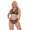 Damen Zweiteiliges Mesh-Dessous, Schwarz/85 (XL)/C