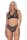 Damen Zweiteiliges Mesh-Dessous, Schwarz/80 (L)/DD