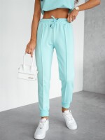 Damen Freizeitanzug Jogginganzug Baumwoll-Trainingsanzug Homewear, Türkis/S/36
