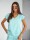 Damen Freizeitanzug Jogginganzug Baumwoll-Trainingsanzug Homewear, Türkis/S/36