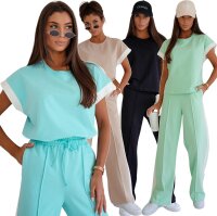 Damen Jogginganzug Freizeitanzug mit Sweatshirt...