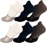 6 Paar Sport-Sneaker Socken mit Fersenlasche,