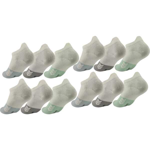 12 Paar Sport-Socken mit Fersenlasche – Baumwolle, atmungsaktiv & bequem, Mix3/39-42