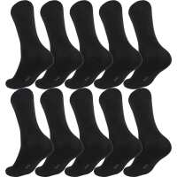 10× Herren Socken Komfortbund – 80% Baumwolle...