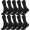 10× Herren Socken Komfortbund – 80% Baumwolle – Alltag & Sport – Mehr-Pack