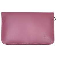 12teiliges Solingen* Maniküre Set mit Leder-Etui Nagelpflege, Made in Germany Beere