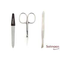 5-tlg Maniküre-Set aus Echtleder – Made in...