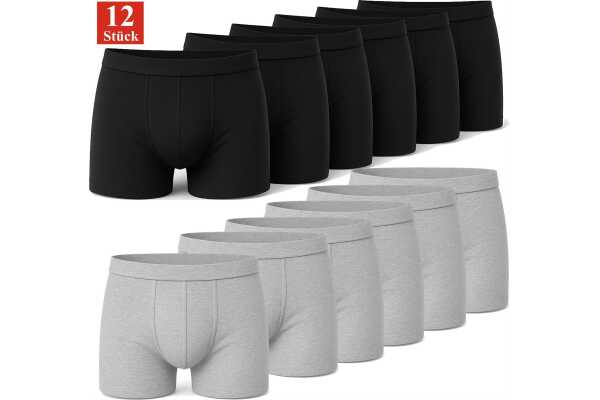 Boxershorts Herren Retroshorts Unterwäsche Unterhosen Baumwolle; Gr. S-2XL