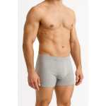Boxershorts Herren Retroshorts Unterwäsche Unterhosen Baumwolle; Grau XL