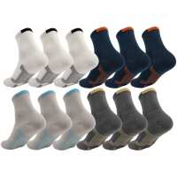 12 Paar Herren Sport Sneaker Socken Quarter Socks...