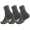 3 Paar Herren Sport Sneaker Socken Quarter Socks Kurzsocken Halbsocken Grau/43-46