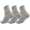 3 Paar Herren Sport Sneaker Socken Quarter Socks Kurzsocken Halbsocken Hellgrau/40-43