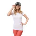 Damen Longshirt Spitzeneinsatz am Rücken Gr. S/M;