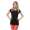 Damen Longshirt Spitzeneinsatz am Rücken Gr. S/M;