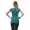 Damen Longshirt Spitzeneinsatz am Rücken Gr. S/M;