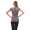 Damen Longshirt Spitzeneinsatz am Rücken Gr. S/M;