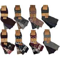 3 Paar Damen Alpaka Socken Wollsocken Wintersocken,