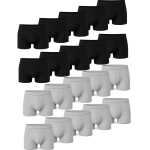 Herren Boxershorts 4er | 6er | 8er | 10er Set – Baumwolle – Schwarz oder Grau