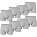 Herren Boxer Shorts Set – Baumwolle,  Grau-Meliert M 8