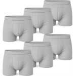 Herren Boxer Shorts Set – Baumwolle,  Grau-Meliert...