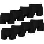 Herren Boxer Shorts Set – Baumwolle,  Schwarz S 8