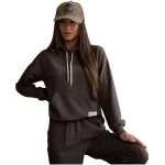Damen Freizeitanzug Hausanzug Homewear Jogginganzug, Schokobraun M/38