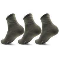 3 Paar Herren Quarter Socken halbhoch mit Belüftung...