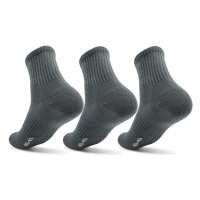 3 Paar Herren Quarter Socken halbhoch mit Belüftung...