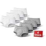 Herren Slip Unterhose 4er Pack aus 100 % Baumwolle mit...