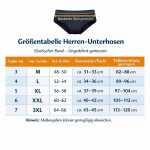 Herren Slip Unterhose 4er Pack aus 100 % Baumwolle mit Eingriff – Bequeme Herrenunterwäsche Graumeliert/XL