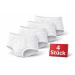 Herren Slip Unterhose 4er Pack aus 100 % Baumwolle mit...