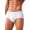 Herren Slip Unterhose 4er Pack aus 100 % Baumwolle mit Eingriff – Bequeme Herrenunterwäsche Weiß/M